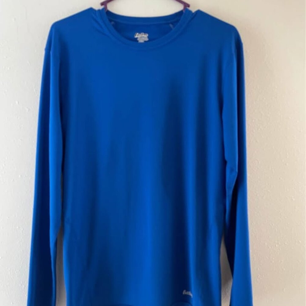 Eastbay Mens XL Blue Compression Athletic Performance Shirt